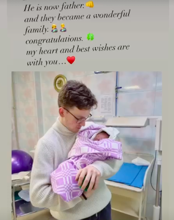 Ставший папой победитель «Ледникового периода» назвал жену волшебницей