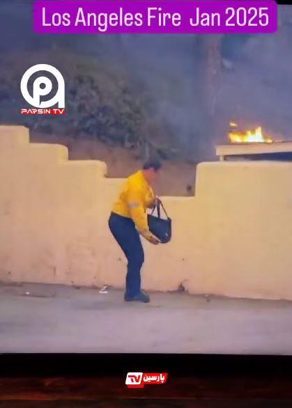 Калифорнийских пожарных высмеяли из-за тушения огня женскими сумками