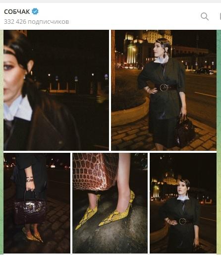 «Манифест современной power woman»: что хотела сказать Ксения Собчак модным образом с остроносыми туфлями