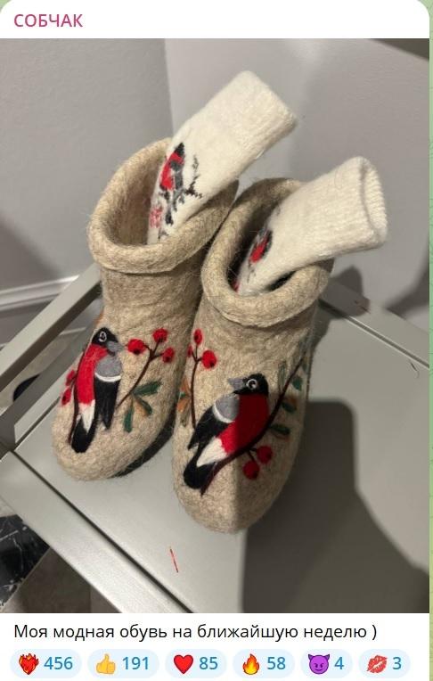 «К народу потянуло?»: Ксения Собчак похвасталась валенками и стала объектом насмешек