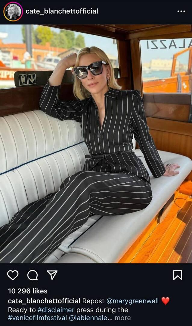 Кейт Бланшетт вышла в свет в наряде за почти полмиллиона рублей