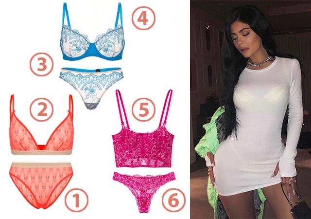 1. Трусы Pinko, 5 535 руб. 2. Бра Pinko, 8 190 руб. 3. Трусы Incanto, 1 799 руб. 4. Бра Incanto, 3 699 руб. 5. Бюстье Victoria's Secret, 5 993,47 руб. 6. Трусы Victoria's Secret, 1 479,37 руб.