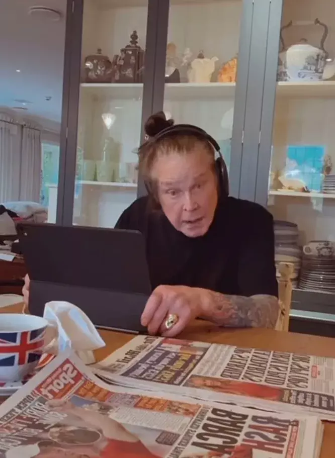 Кадр из последнего видео с Оззи Осборном