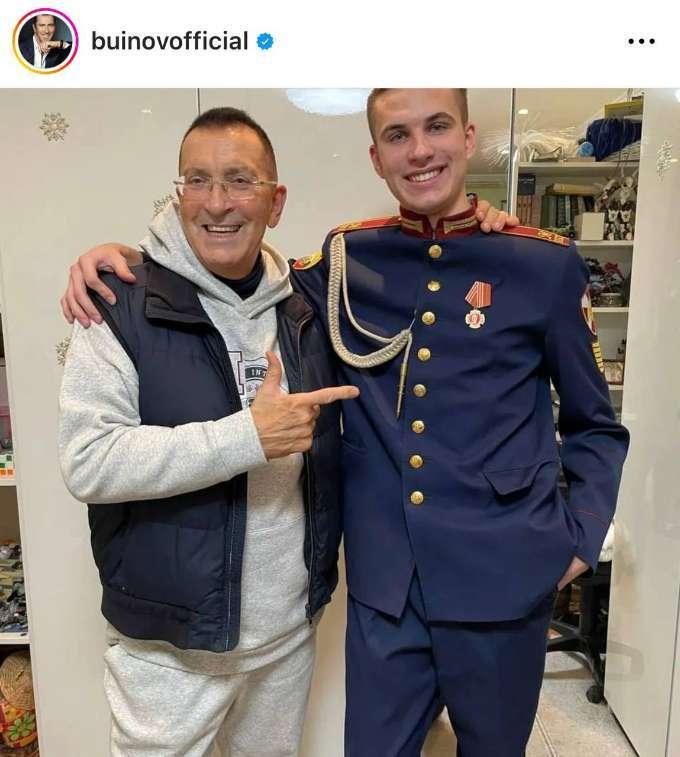 Стал выше деда: Буйнов похвастался красавцем-внуком в день его 18-летия