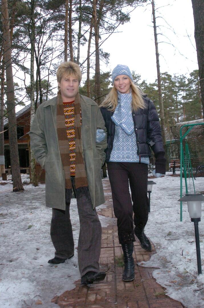 Алексей Глызин с женой