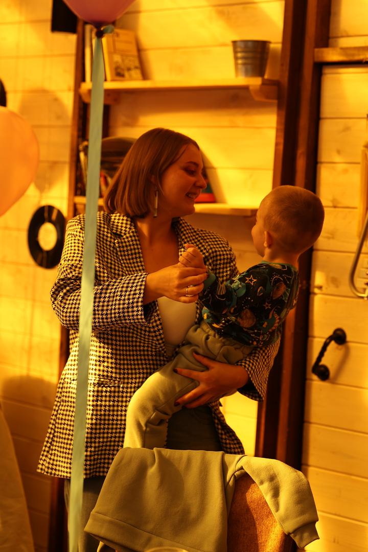 Анна Маскаева с сыном