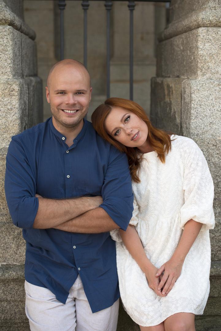 Юлия с супругом