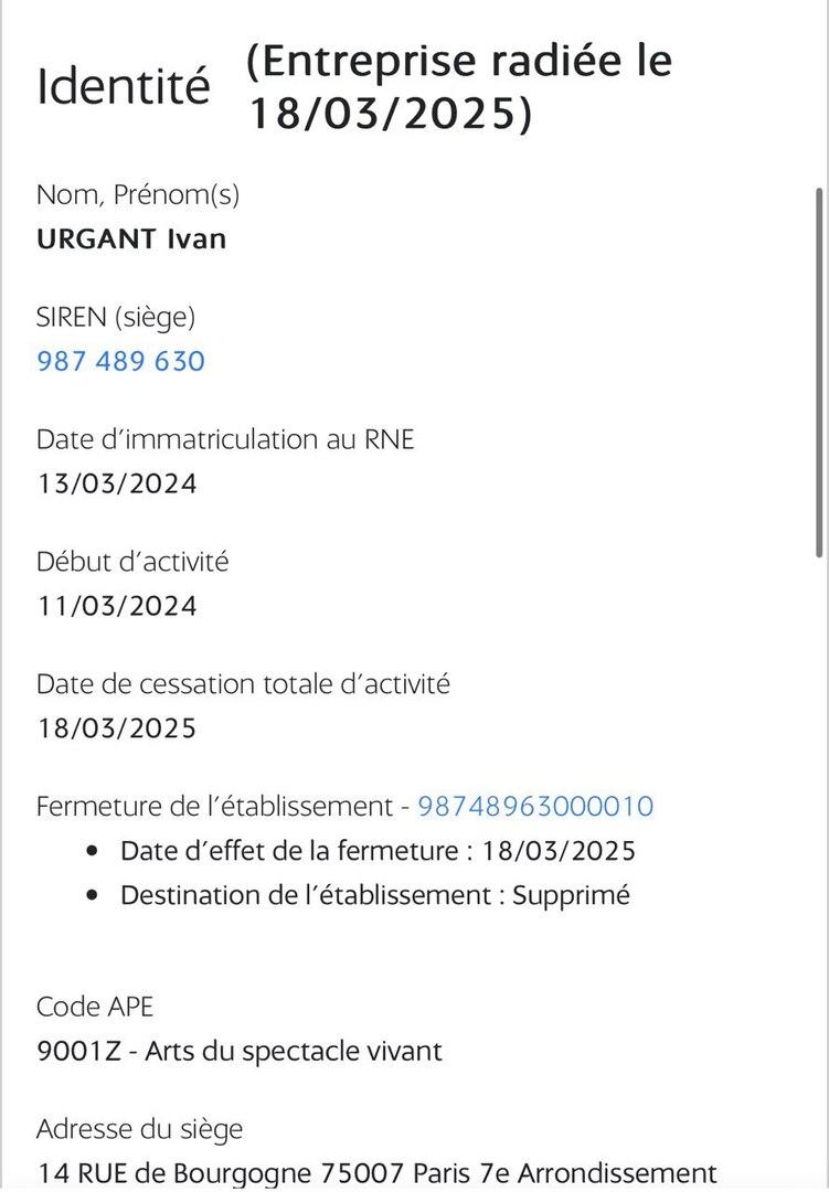Телеведущий Иван Ургант закрыл свой бизнес во Франции после публикаций в СМИ