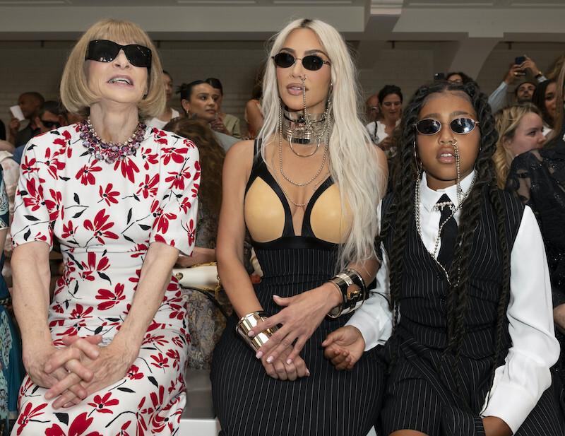 Анна Винтур, Ким Кардашьян и ее дочь Норт