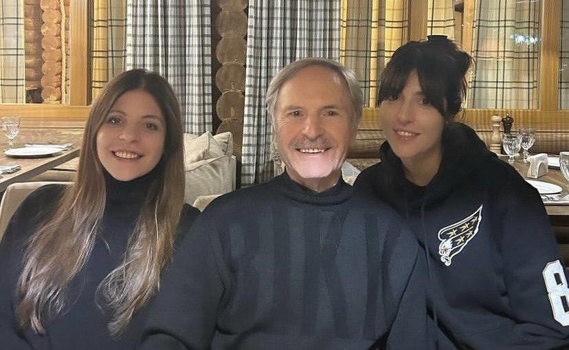 Родион Нахапетов с дочерьми