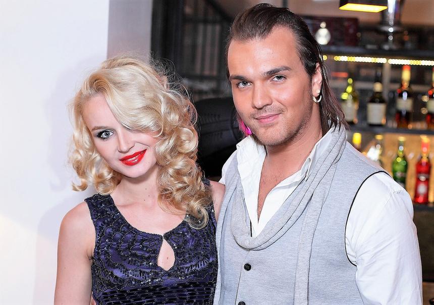 Полина Гагарина и Александр Панайотов в 2009 году