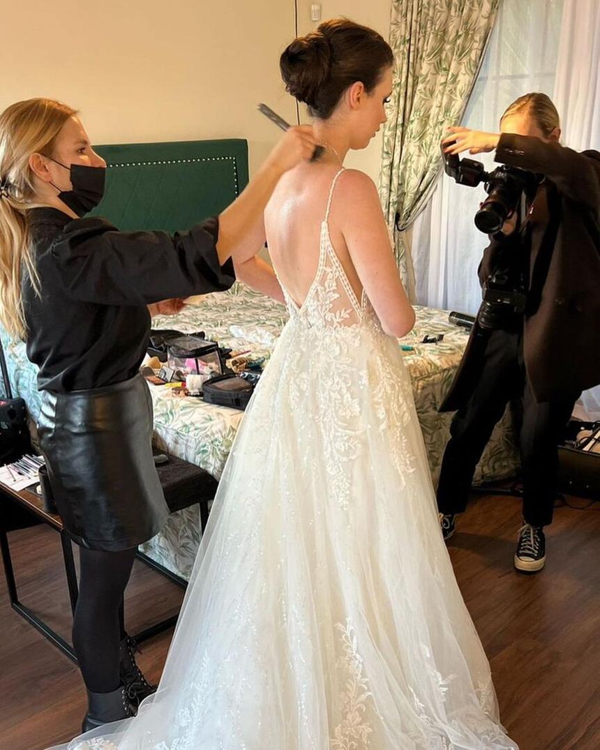 Идель Раппопорт в свадебном платье