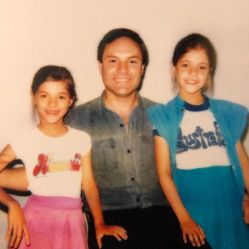 Родион Нахапетов с дочками