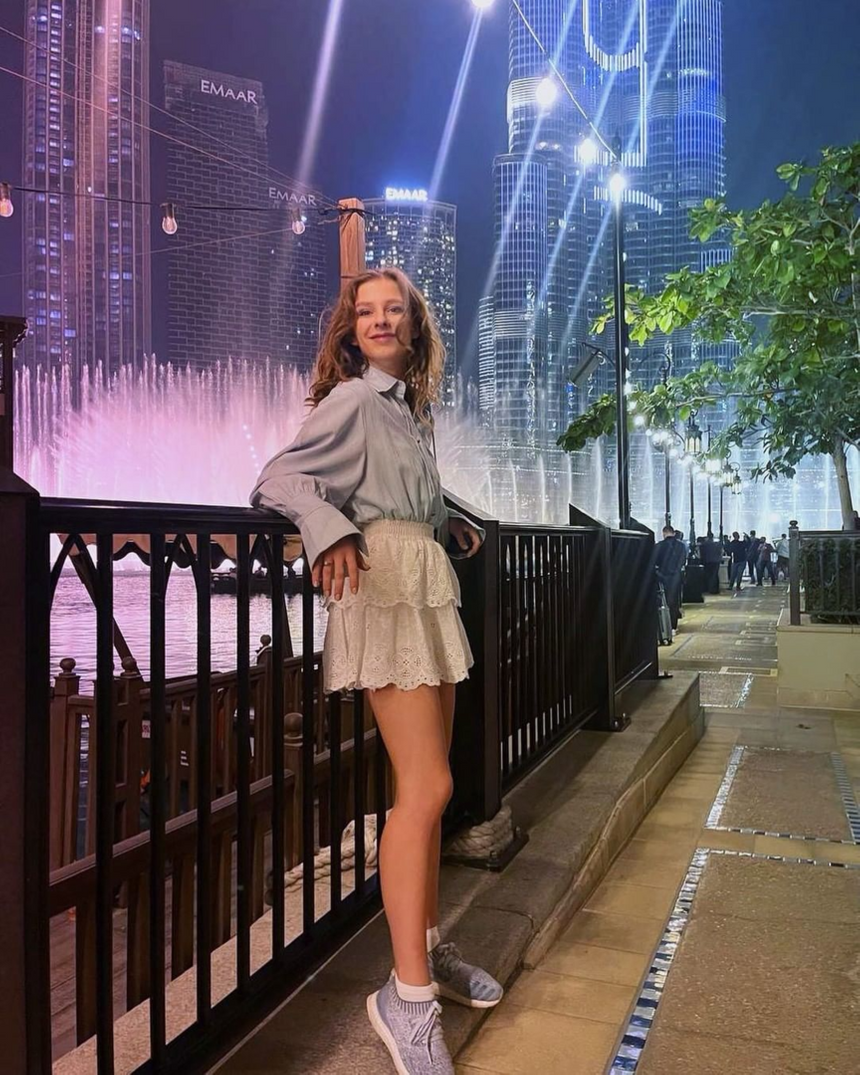 Лиза Арзамасова в Дубае, фото: Илья Авербух