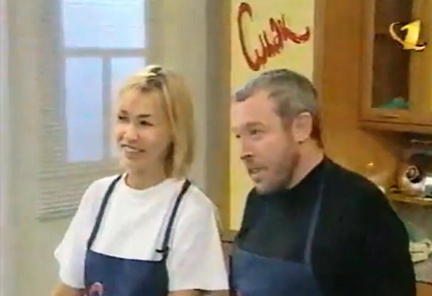 Ксения Стриж и Андрей Макаревич в программе «Смак»