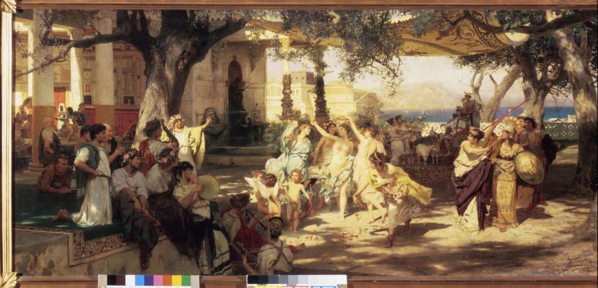 Генрих Семирадский, «Суд Париса»