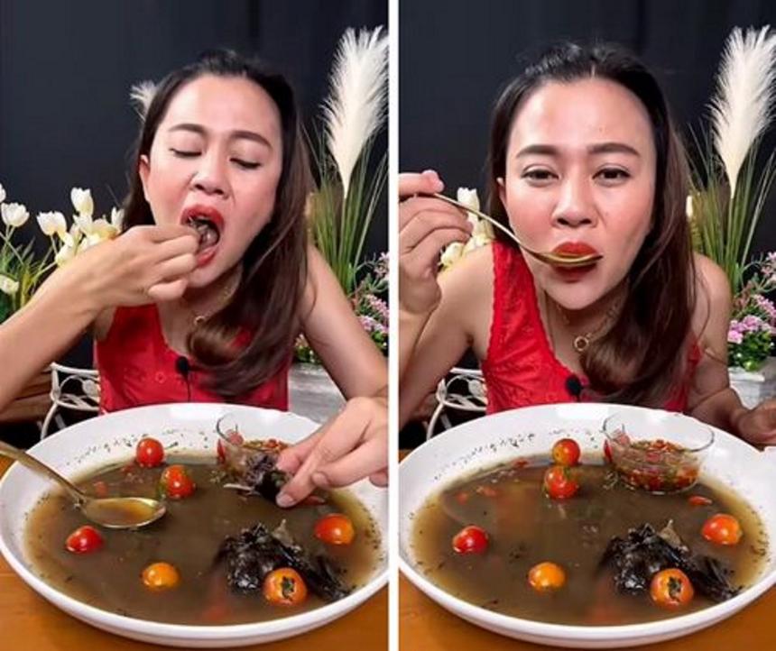 Тайский COVID-22. Блогершу могут посадить за поедание супа с тушками летучих мышей