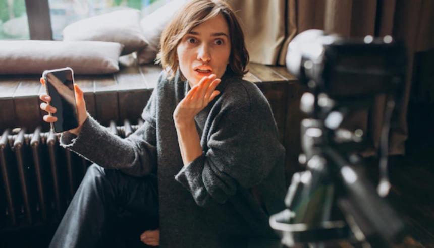 Популярный блогер смогла не прерывать прямой эфир в момент ограбления