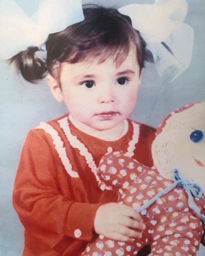 Детское фото Сати Казановой