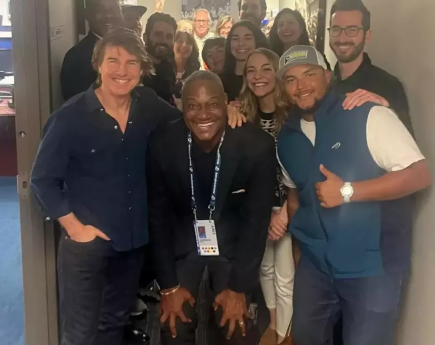 Том Круз впервые за 15 лет снялся с детьми, появившимися в браке с Николь Кидман