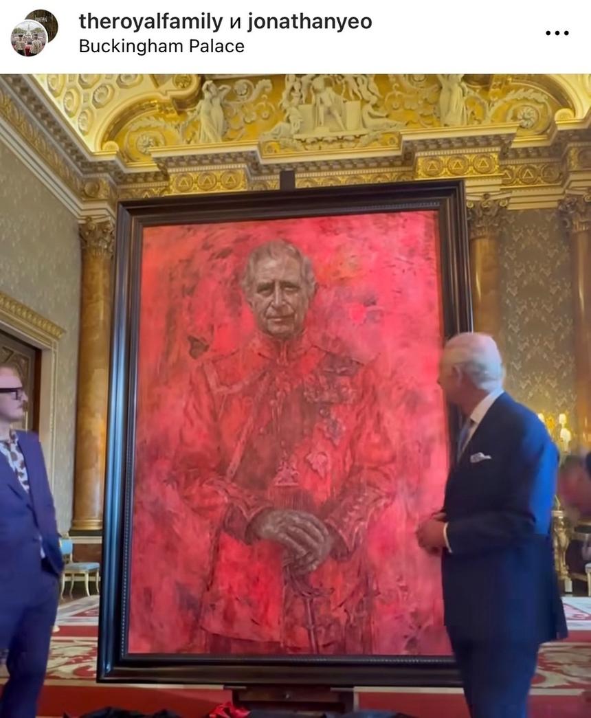 «Будто он попал в ад»: первый официальный портрет Карла III напугал людей