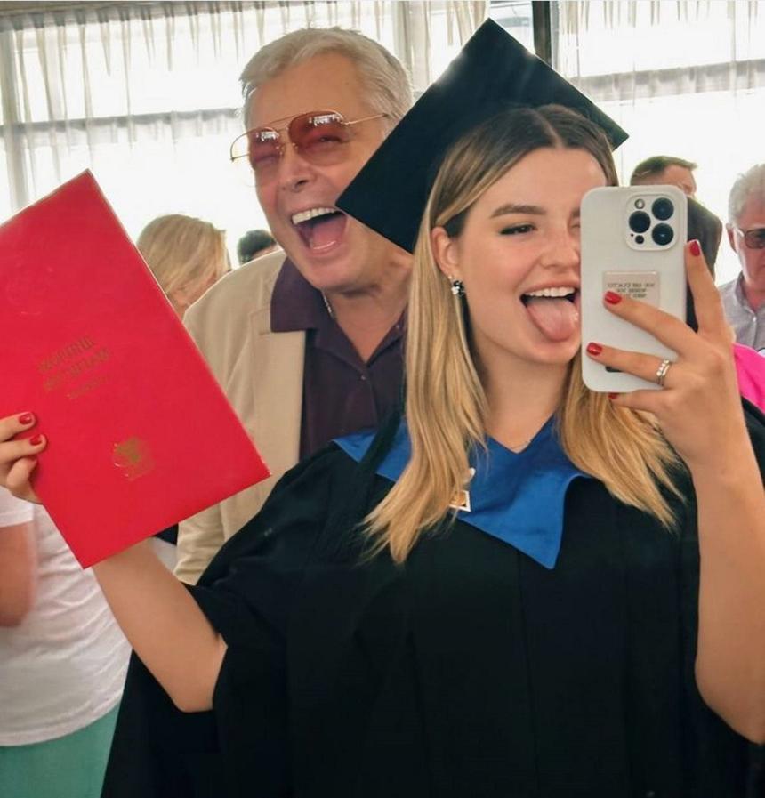 «Всех перегнала»: дочь Стриженовой окончила МГИМО с красным дипломом