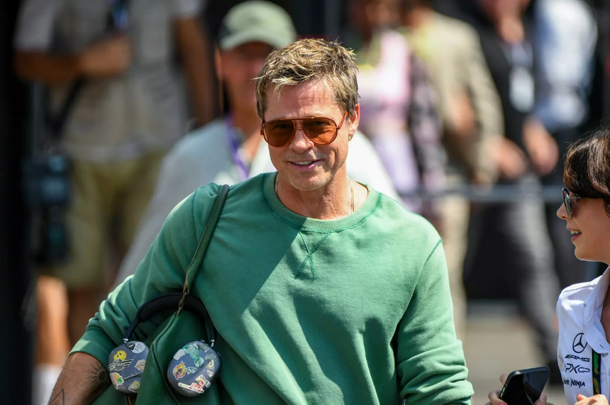 60-летний Брэд Питт удивил фанатов внешним видом на «Формуле-1»