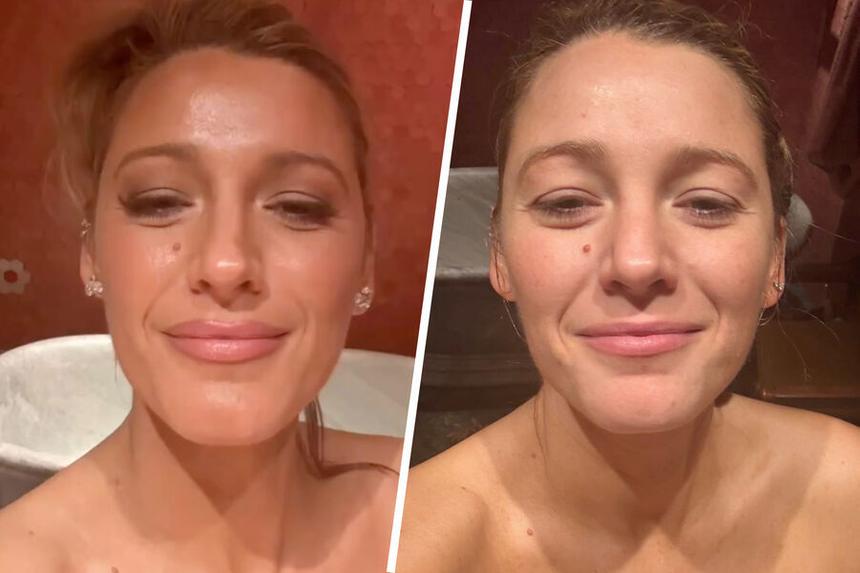 Блейк Лайвли показала лицо без макияжа и поделилась секретом объемных губ