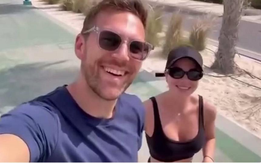 Галина Юдашкина снялась с мужем Петром Максаковым во время пробежки в Дубае