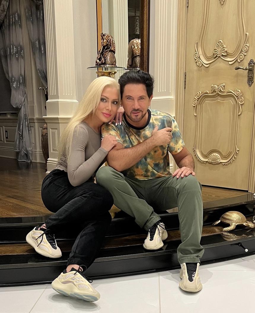 Авраам Руссо с женой Морелой