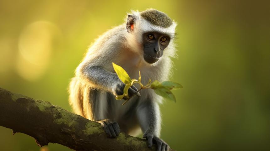 Обезьяна в подгузнике напала на сотрудника российского магазина