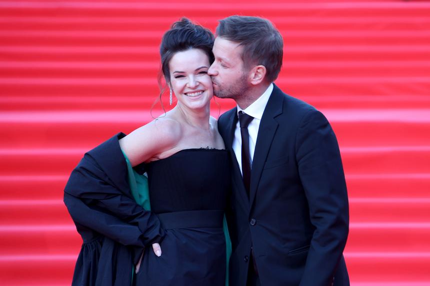 Анна Пескова с мужем